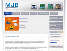Tablet Screenshot of mjb.fr